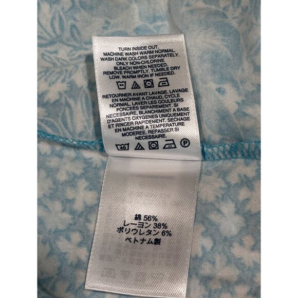 Lands End Womens Sleeveless Floral Top M - Picture 6 of 11